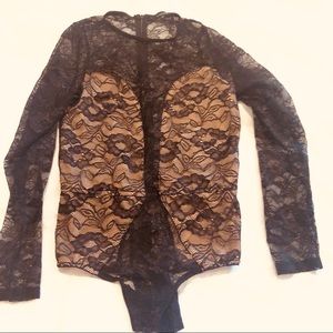 Bodysuit in lace NWOT